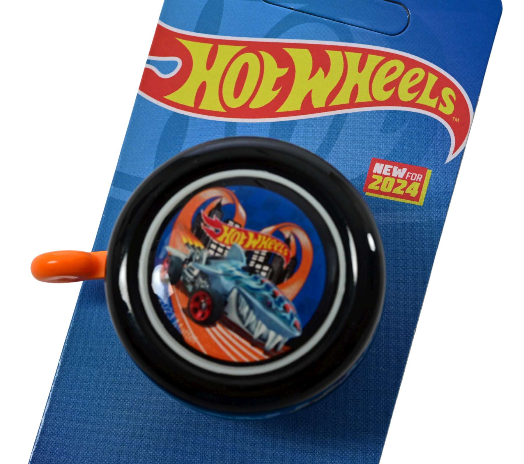 Heiße Räder - Heiße Räder Hot wheels fietsbel - jongens - oranje - zwart