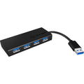 Icy box ib-ac6104 usb 3.0 usb-hub (zwart)
