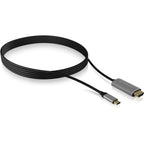 Icy box usb-c (male) > hdmi (male) kabel (zwart, 1,8 meter)