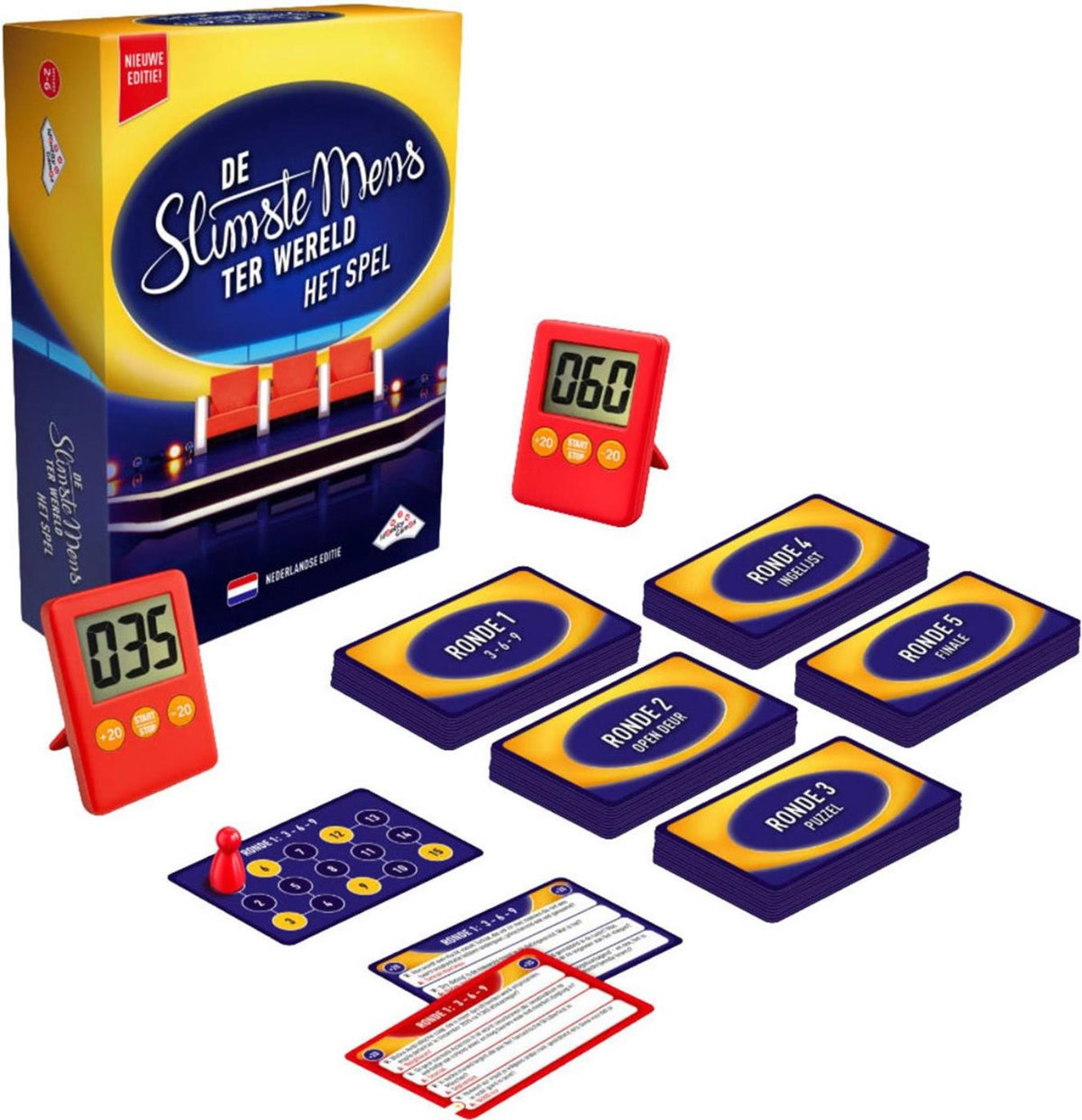999games de slimste mens ter wereld het spel - partyspel - inclusief timers
