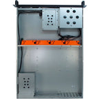 Inter-tech 2u-2129-n rack behuizing (zwart | 2x usb-a)
