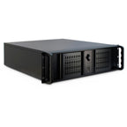 Inter-tech 3u-3098-s rack behuizing (zwart | 2x usb-a)