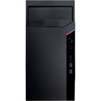 Inter-tech it-6505 reto mini tower behuizing (zwart | 2x usb-a)
