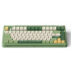 Iqunix og80 camping wireless mechanical keyboard, gaming toetsenbord (groen oranje, us lay-out, cherry mx red, rgb leds, 80% (tkl), hot-swappable, pbt, 2.4ghz | bluetooth 5.1 | usb-c)