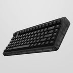 Iqunix og80 dark side wireless mechanical keyboard, gaming toetsenbord (zwart, us lay-out, cherry mx blue, rgb leds, 80% (tkl), hot-swappable, pbt, 2.4ghz | bluetooth 5.1 | usb-c)
