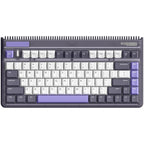 Iqunix og80 lavandin wireless mechanical keyboard, gaming toetsenbord (lavendel, us lay-out, cherry mx brown, 80% (tkl), hot-swappable, pbt, 2.4ghz | bluetooth 5.1 | usb-c)