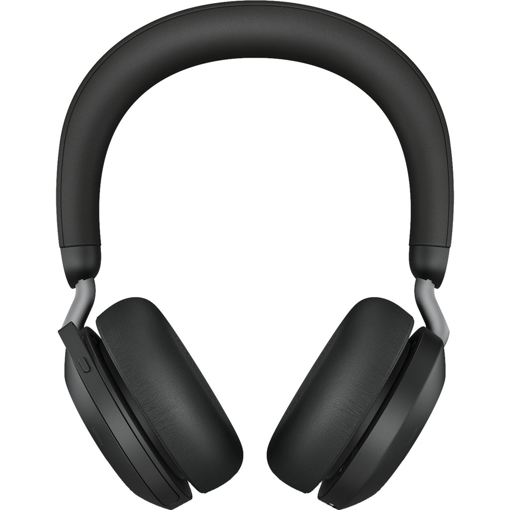 Jabra evolve2 75 on-ear headset (zwart, link380c, microsoft teams)