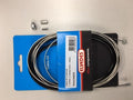 Elvedes - Kabel uni 2 nippels 2.35m rvs zwart 6444/39rvs