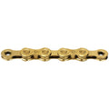 Kmc kette x12 chain x12 126 links ti-n gold waxed