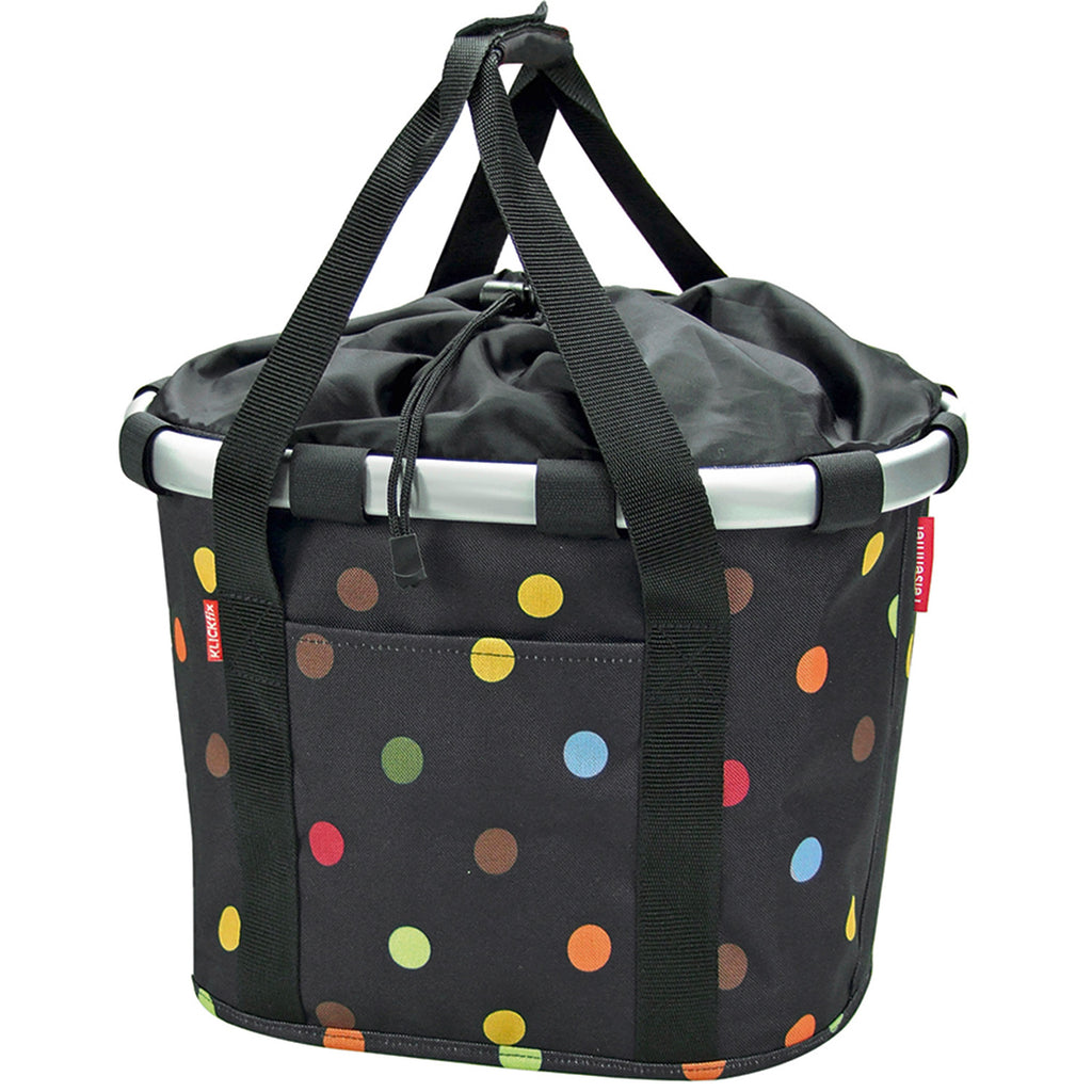 Klickfix rixen kaul fietsmand reisenthel mand dots