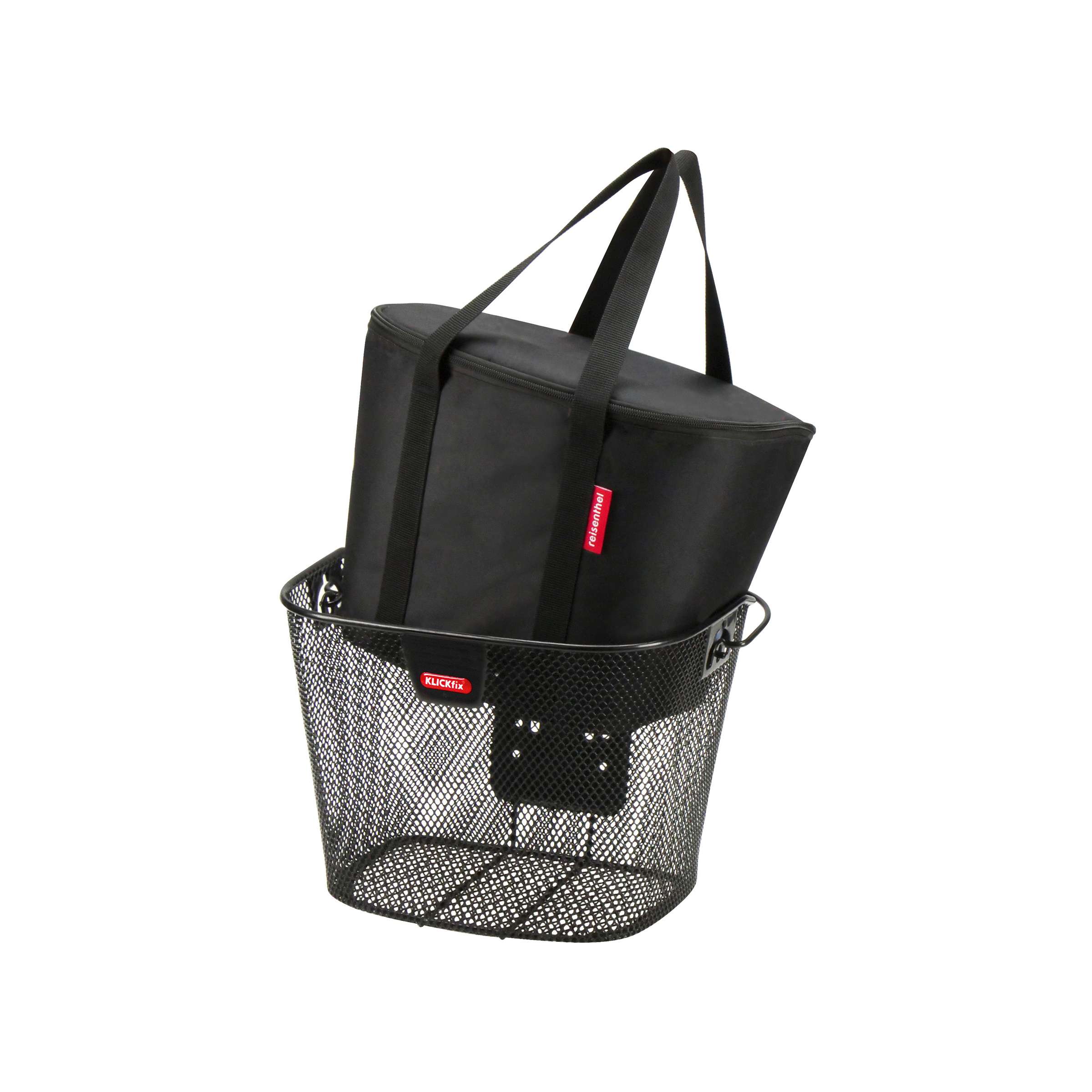Klickfix koeltas voor mandtas 16l twist zilver