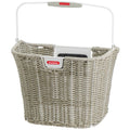 Klickfix - Klickfix Rixen kaul fietsmand structura retro licht grijs