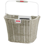 Klickfix - Klickfix Rixen kaul fietsmand structura retro licht grijs