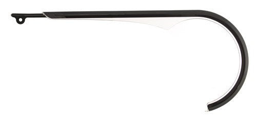 HERRMANS - HERRMANS Kettingscherm slyde 38t icnl. tail piece - mat zwart