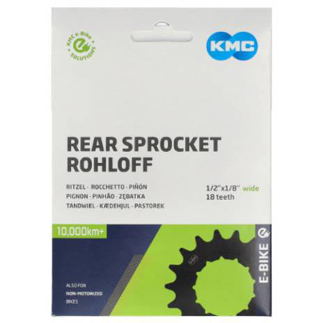 Kmc steck-zahnkranz sprocket crmo 18 teeth