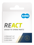 Kmc tandwielset 11v 11-50 inc. lockring spare part set