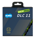 Kmc ketting dlc11 black green 118s waxed