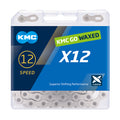 KMC - X12 waxed - silver (nickel plated)