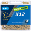 KMC - ketting x12 12v 126l waxed ti-n goud