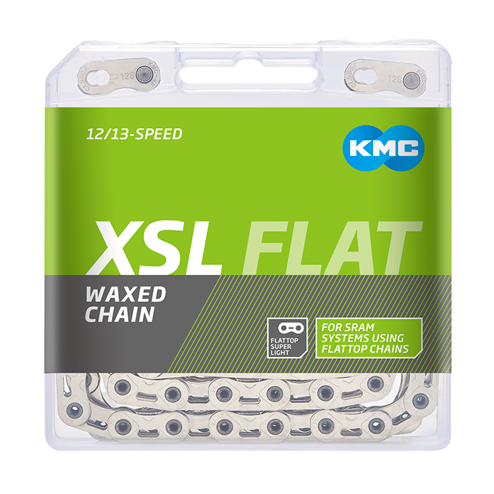KMC - ketting x flattop sl sram 126s waxed silver