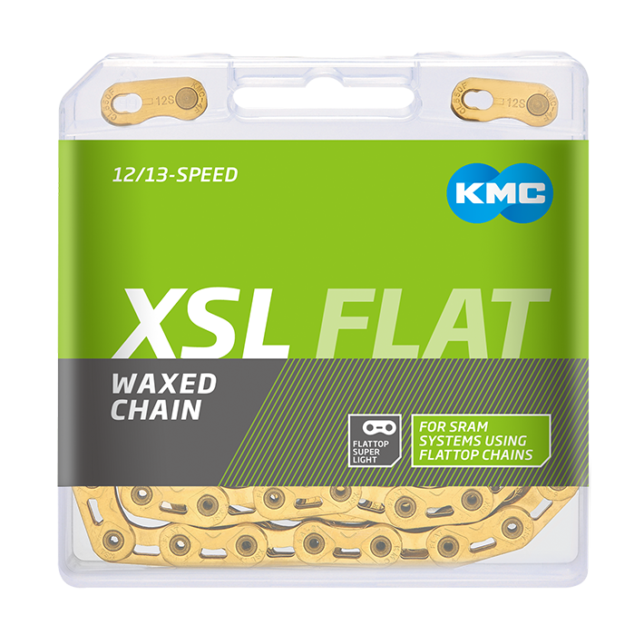 KMC - ketting x flattop sl sram 126s waxed gold