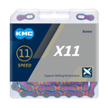 Chaîne KMC 1/2-11/128" 118L X11 Bleu Aurore