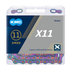 Chaîne KMC 1/2-11/128" 118L X11 Bleu Aurore