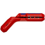 Knipex ergostrip universeel ontmantelingsgereedschap 16 95 02 sb kabelstrip- ontmantelingsgereedschap (rood blauw, links-handig)