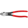 Knipex kracht-zijsnijtang 74 01 200 kniptang (rood)