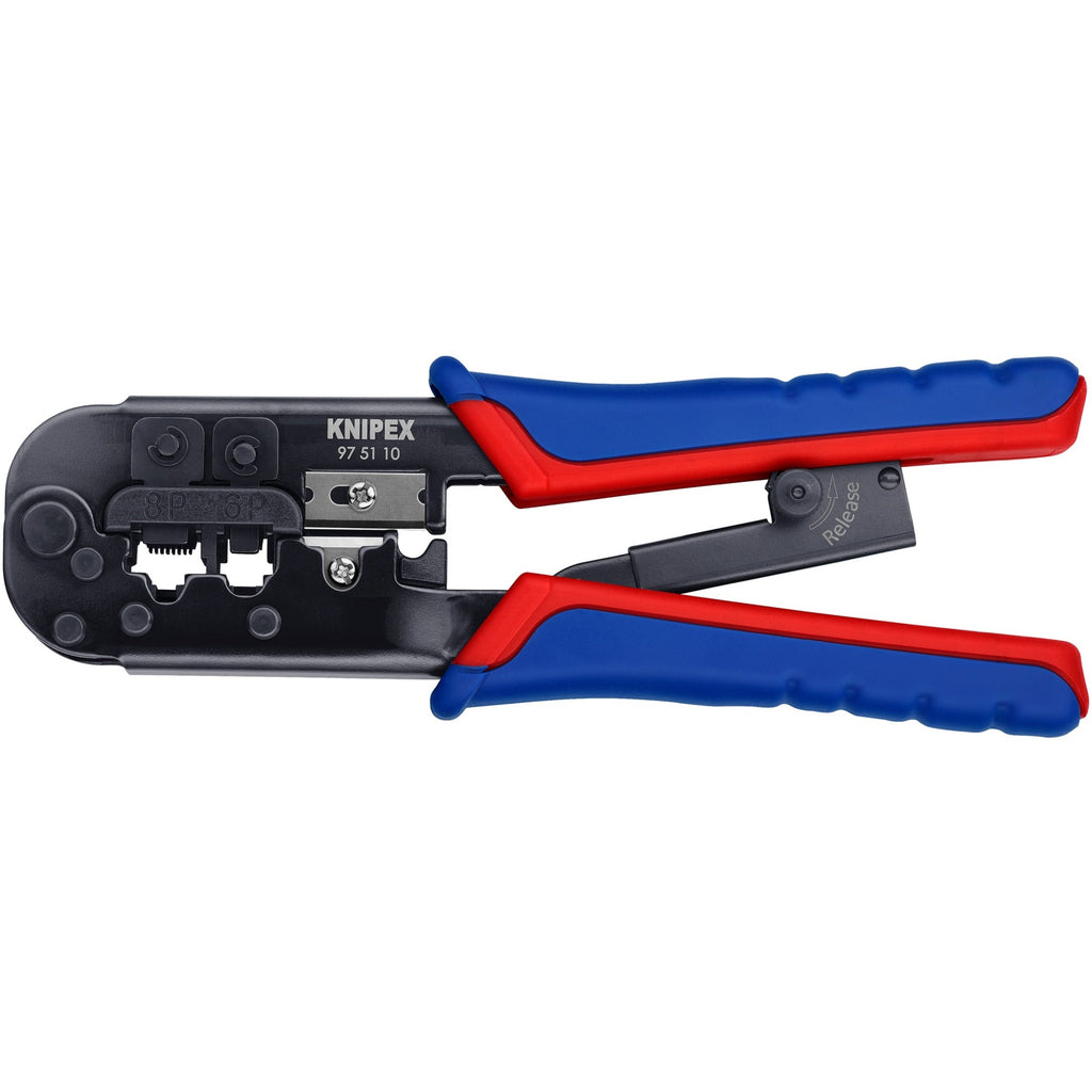 Knipex crimptang westernstekkers 6 en 8 polig - 97 51 10 sb 975110sb