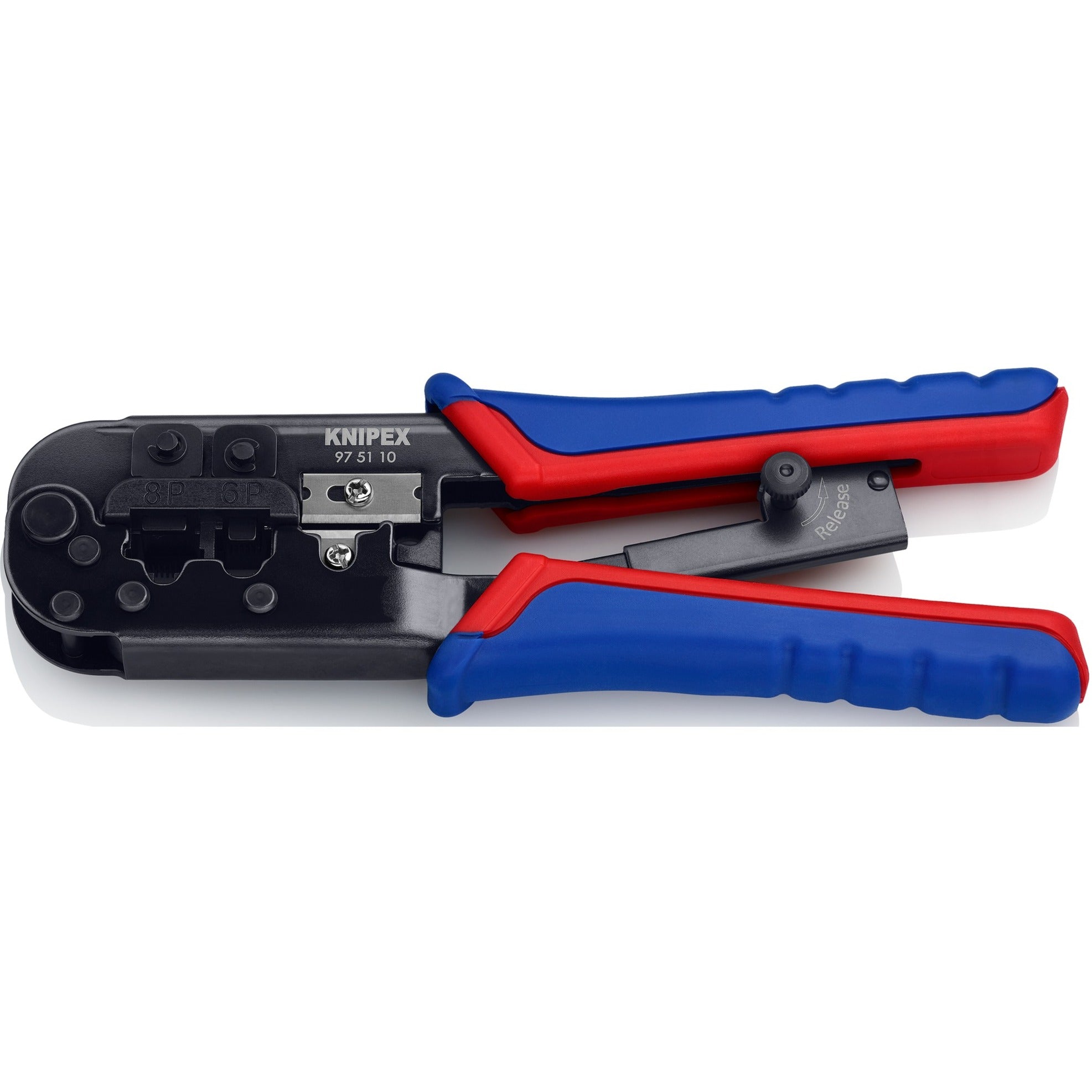 Knipex crimptang westernstekkers 6 en 8 polig - 97 51 10 sb 975110sb