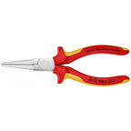 Knipex langbektang verchroomd ge‹soleerd met meer-componentengrepen, vde-getest 160 mm - 3036160