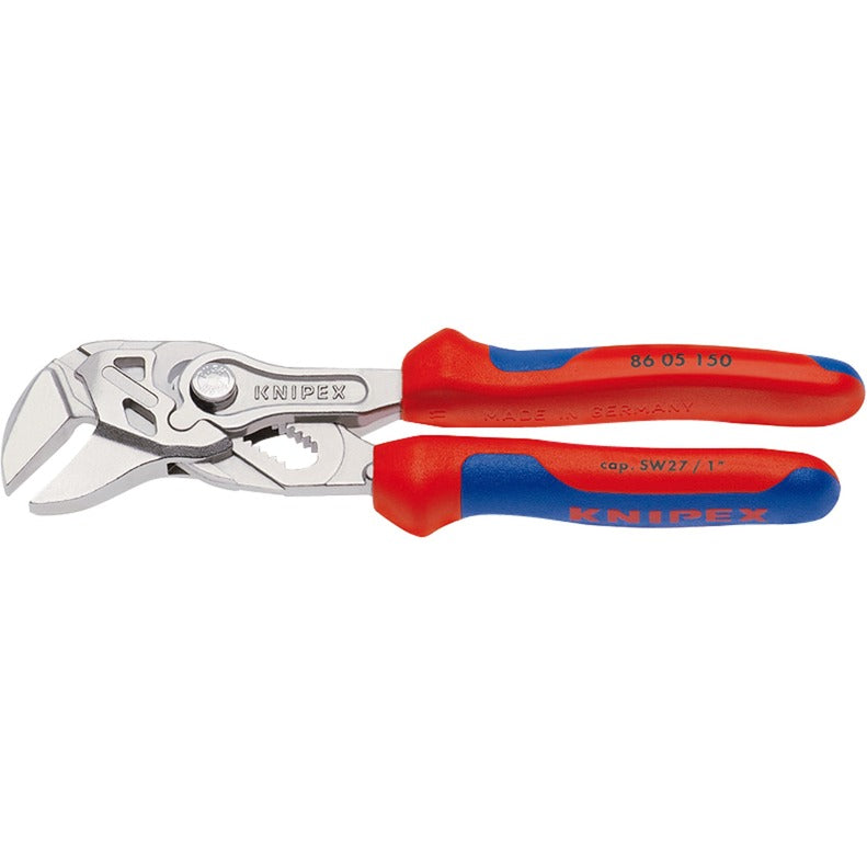 Knipex mini-sleuteltang 8605150 (gladde grijpvlakken, doorgestoken scharnier)