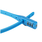 Kryptonite - Kryptonite kabelslot code click lock combo blauw