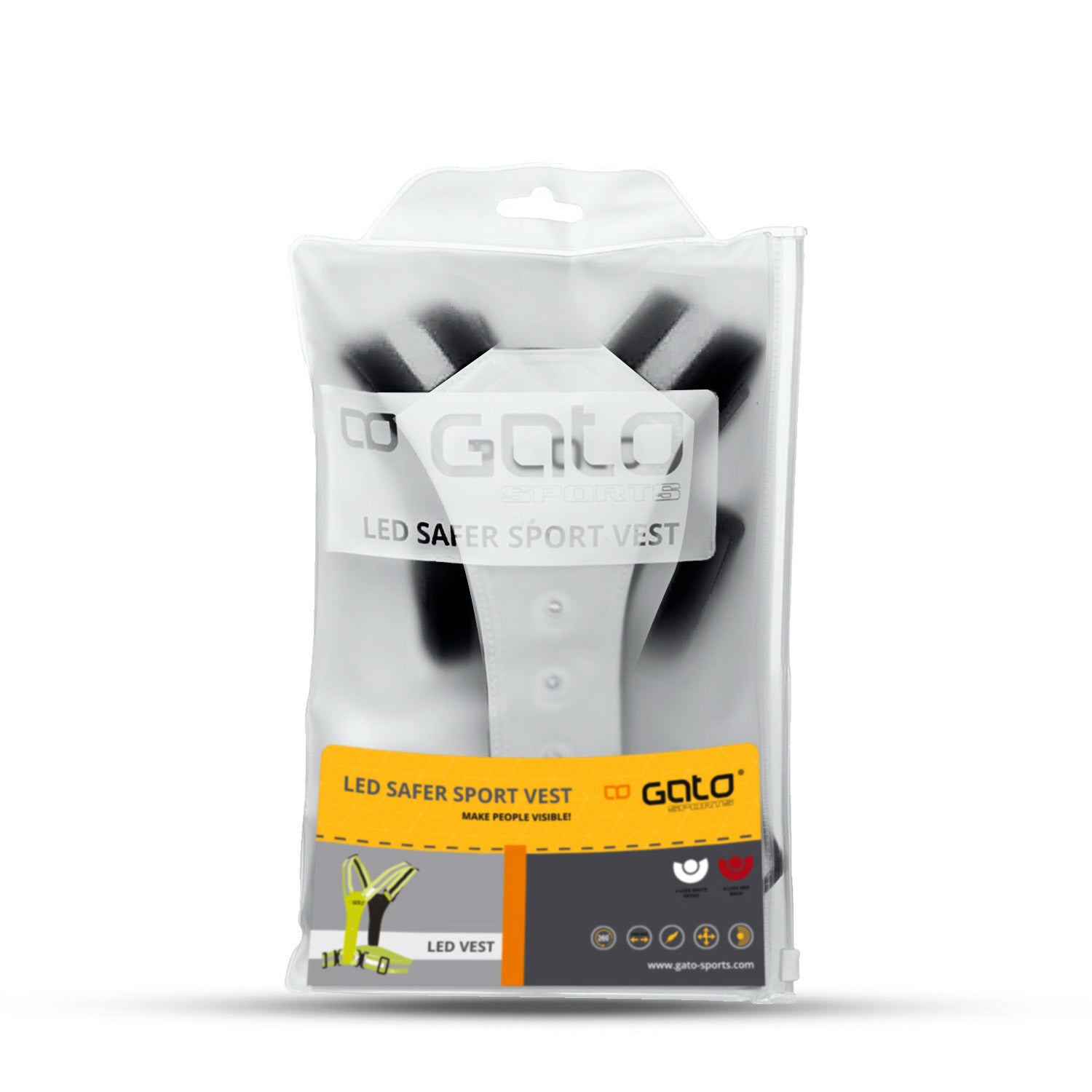 Gato safer sport led vest antracite one size