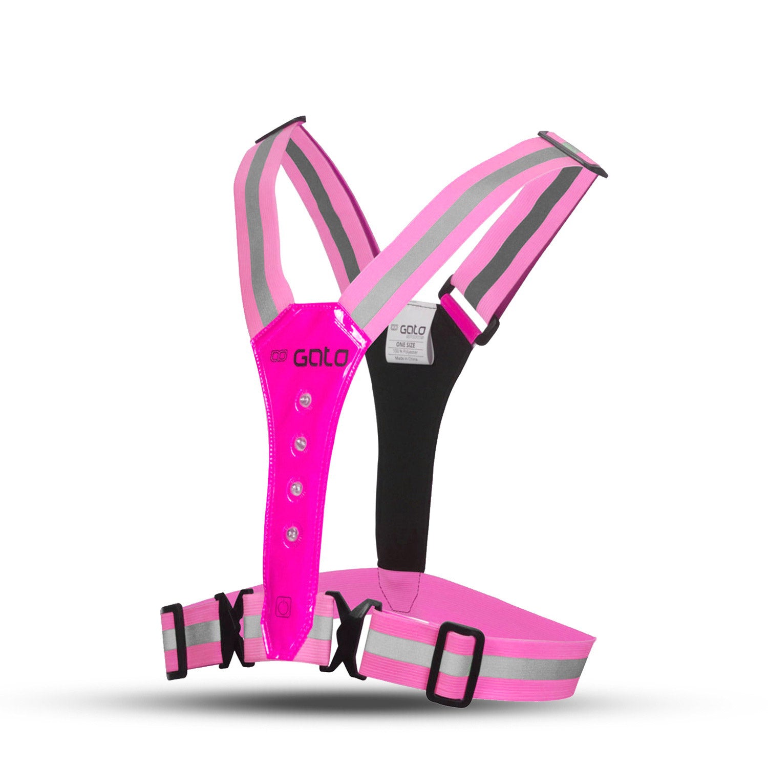 Gato - Gato safer sport led vest hot pink one size