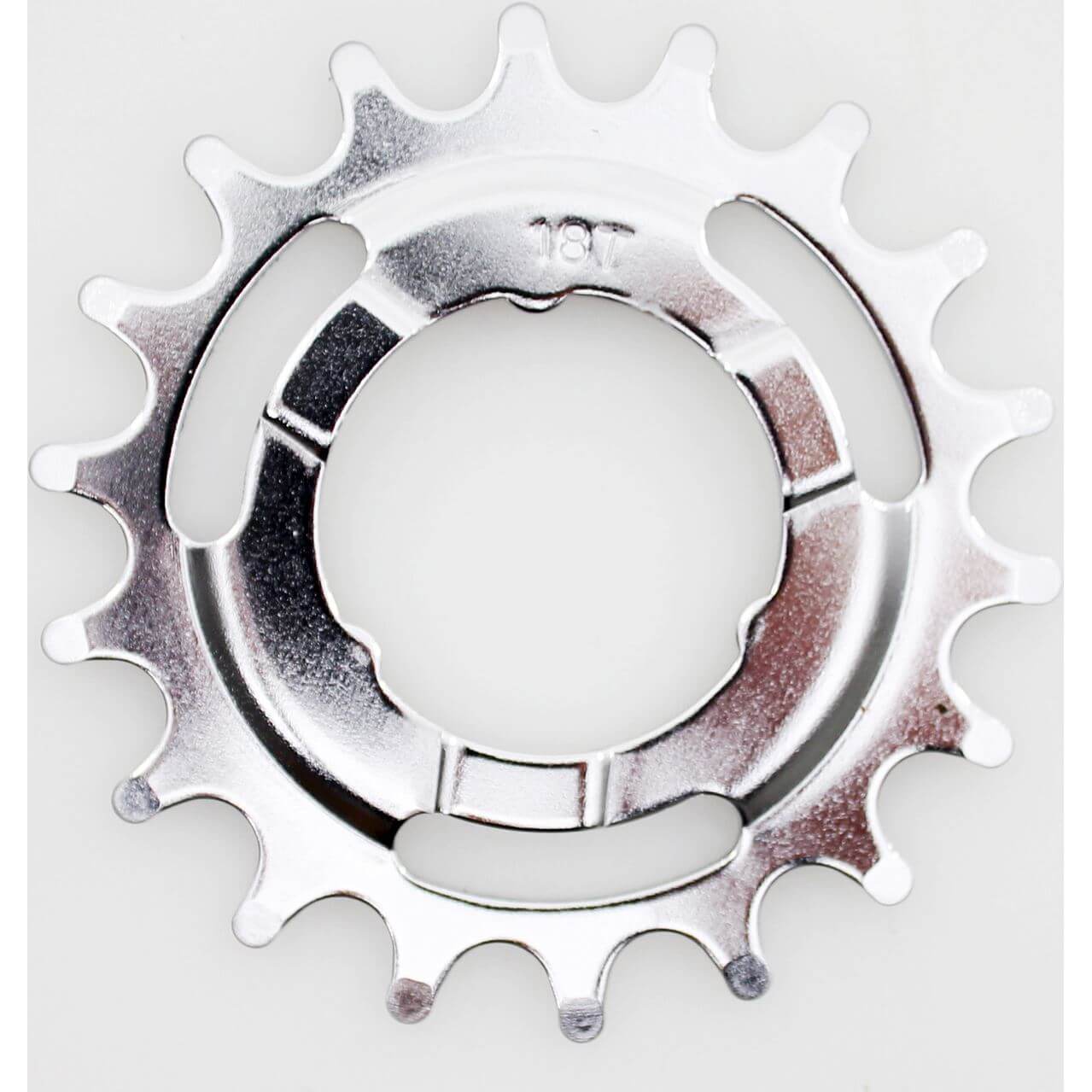 - tandwiel 18t bol 3/32 chroom