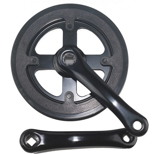 Lasco - Lasco crankset 32t 127mm dubbele beschermrand zwart