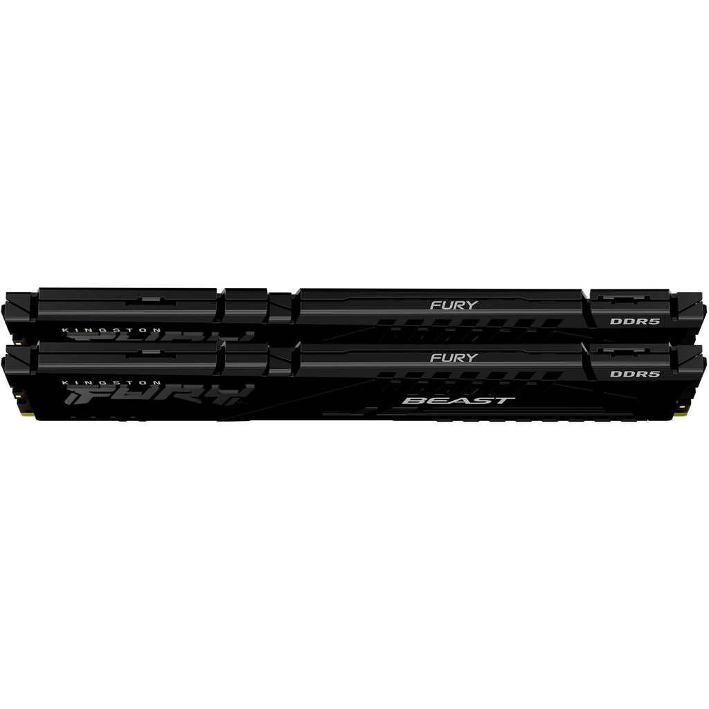 Kingston fury 16 gb ddr5-5200 (2x 8 gb) kit werkgeheugen (zwart, kf552c40bbk2-16, beast, xmp 3.0)