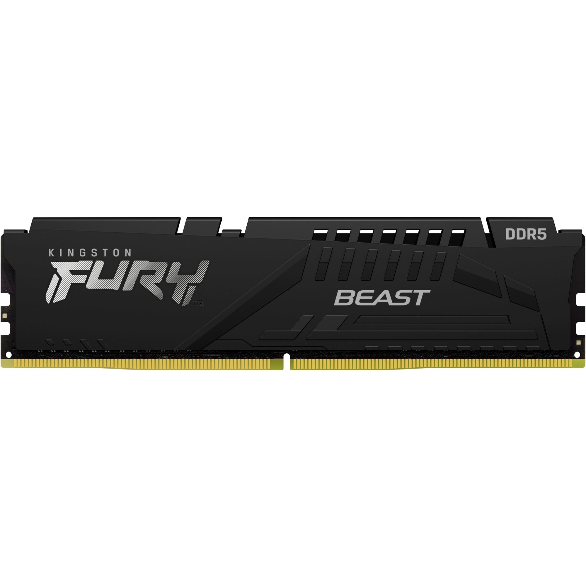 Kingston fury 16 gb ddr5-5200 (1x 16 gb) werkgeheugen (zwart, kf552c40bb-16, beast)