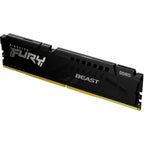 Kingston fury 16 gb ddr5-5600 werkgeheugen (zwart, kf556c40bb-16, beast, xmp)
