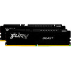 Kingston fury beast 16 gb ddr5-6000 (2x 8 gb) werkgeheugen (zwart, kf560c30bbek2-16, xmp 3.0, expo 1.1)