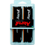 Kingston fury beast 16 gb ddr5-6000 (2x 8 gb) werkgeheugen (zwart, kf560c30bbek2-16, xmp 3.0, expo 1.1)