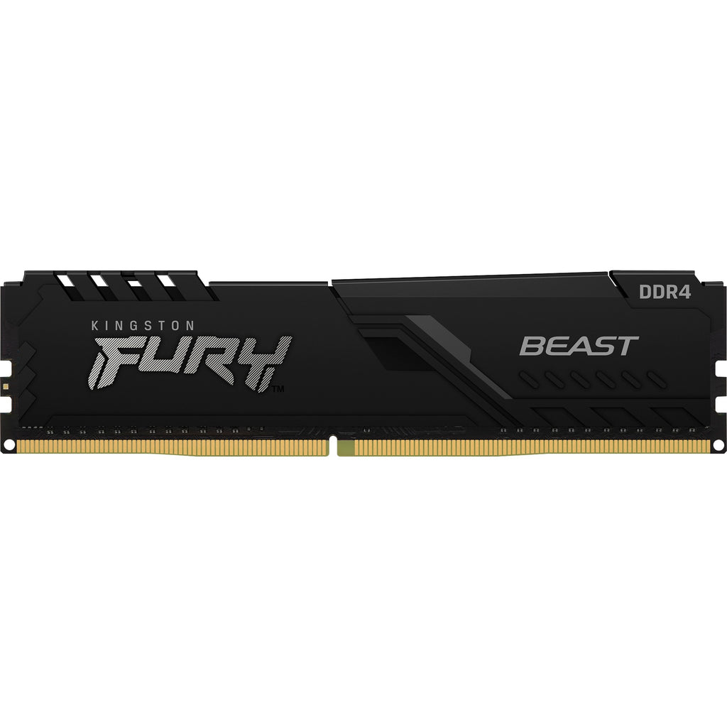 Kingston fury 32 gb ddr4-3200 werkgeheugen (zwart, kf432c16bb 32, beast, xmp 2.0)