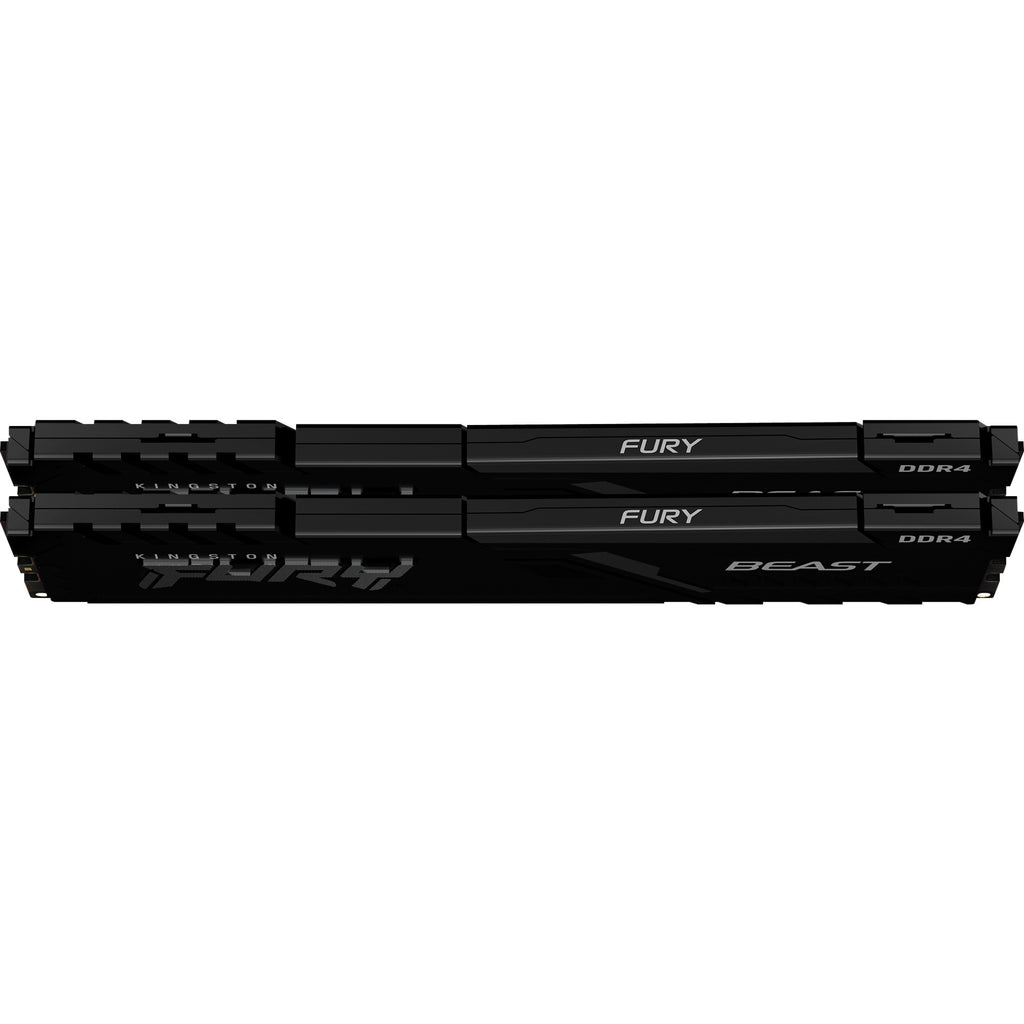 Kingston fury 32 gb ddr4-3600 (2x 16 gb) kit werkgeheugen (zwart, kf436c18bbk2 32, beast, xmp 2.0)