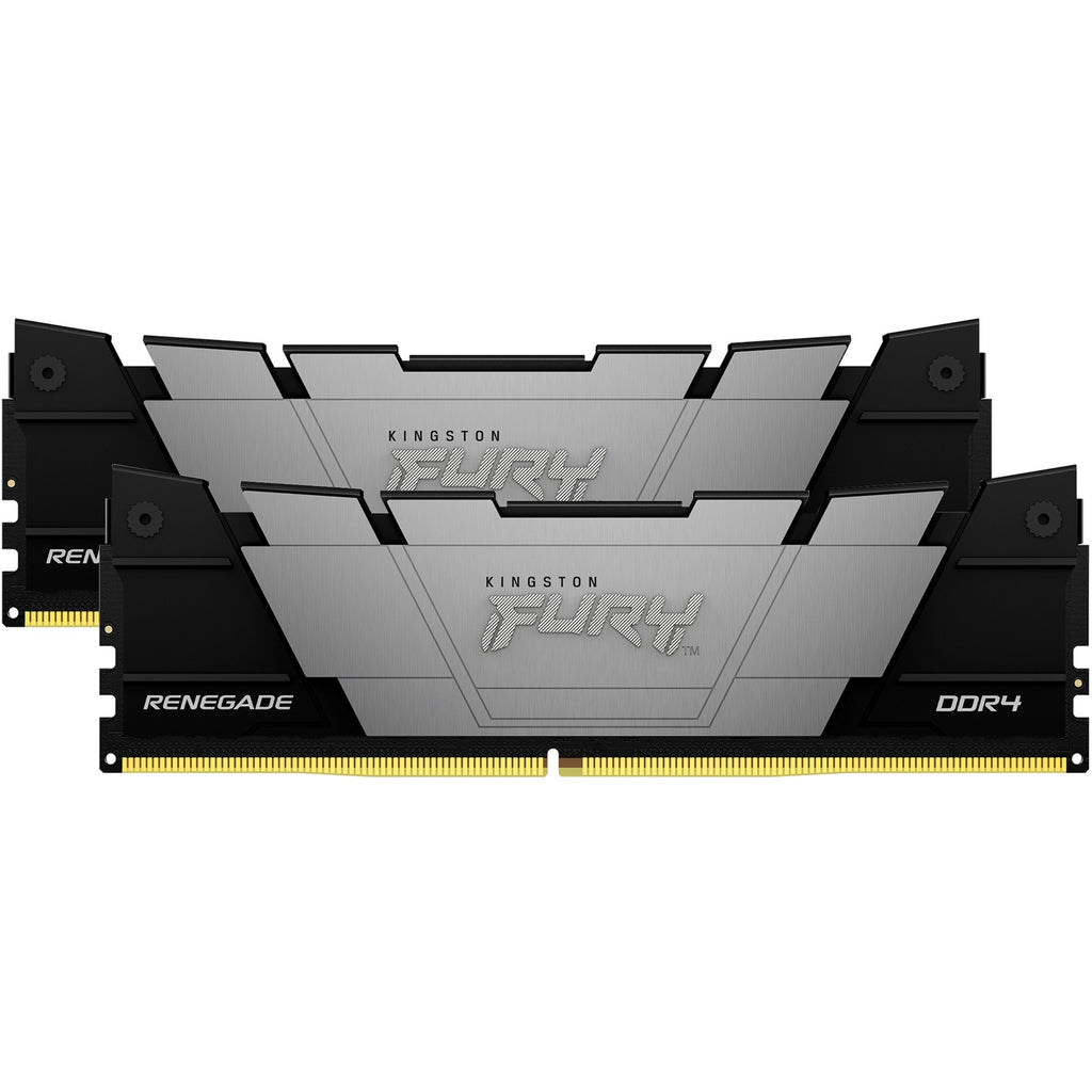 Kingston fury 32 gb ddr4-4000 kit werkgeheugen (zwart, kf440c19rb12k2 32, renegade, xmp 2.0)