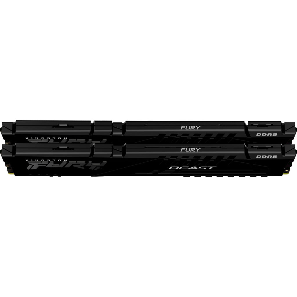 Kingston fury 32 gb ddr5-5600 (2x 16 gb) kit werkgeheugen (zwart, kf556c40bbk2-32, beast, xmp)
