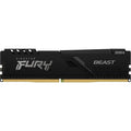 Kingston fury 8 gb ddr4-3200 (1x 8 gb) werkgeheugen (zwart, kf432c16bb 8, beast)