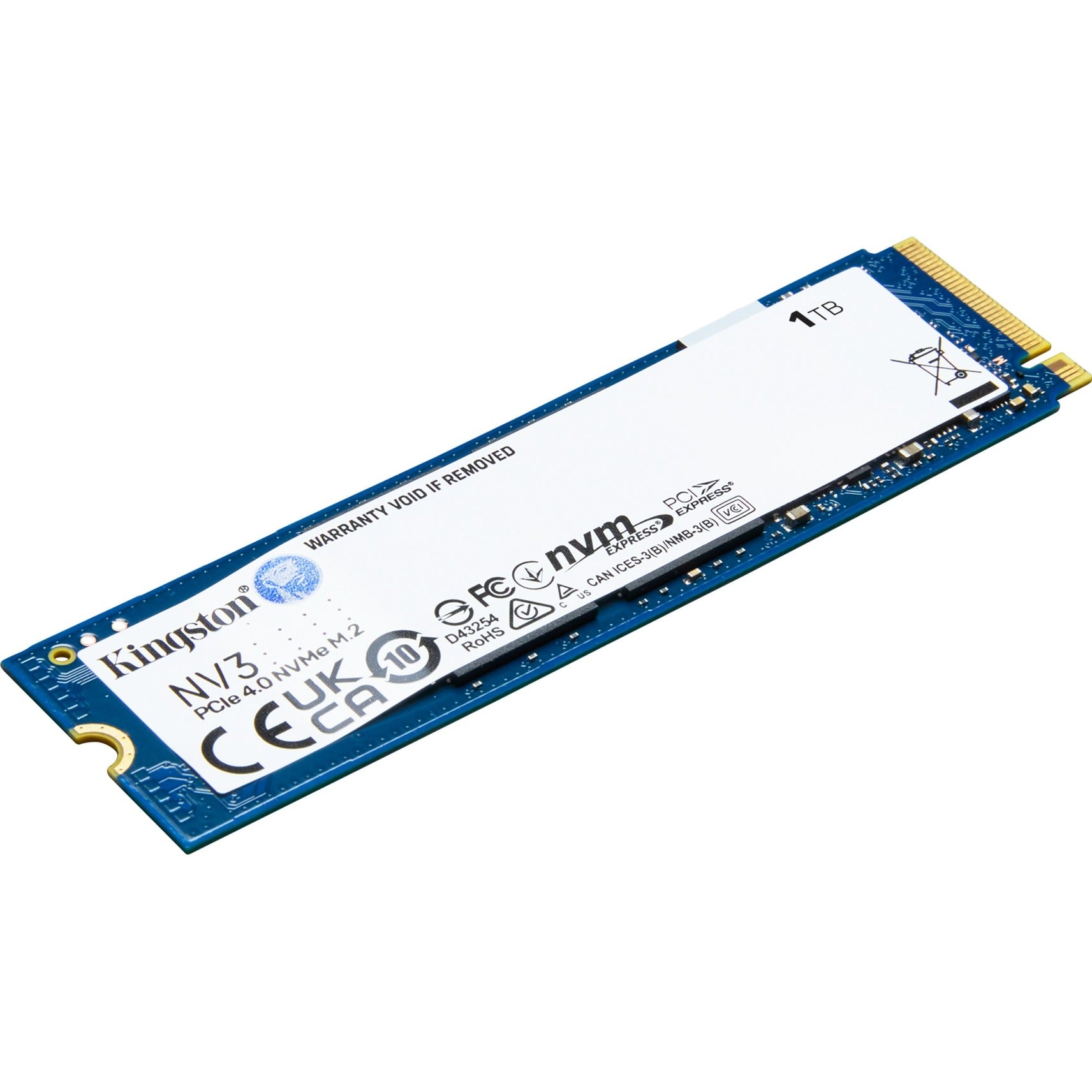 Kingston snv3s 1000g technology 1000g nv3 m.2 2280 nvme ssd, 1 tb, m.2, 6000 mb s