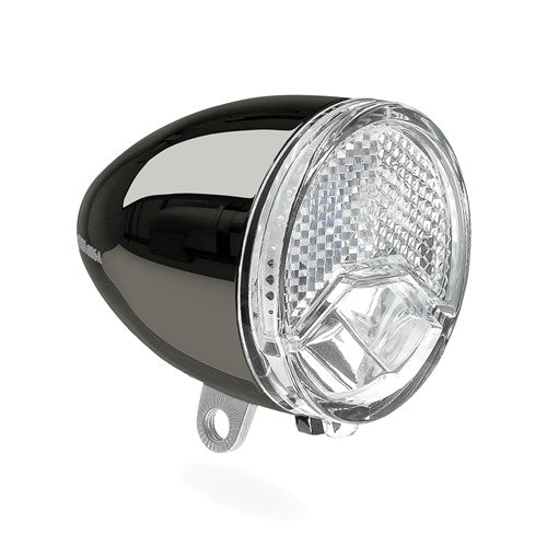 Axa koplamp 606 naafdynamo automaat dark chroom